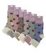 Sock Snob - 6 paires femme de chaussettes de lit épaisses et chaudes en laine-2