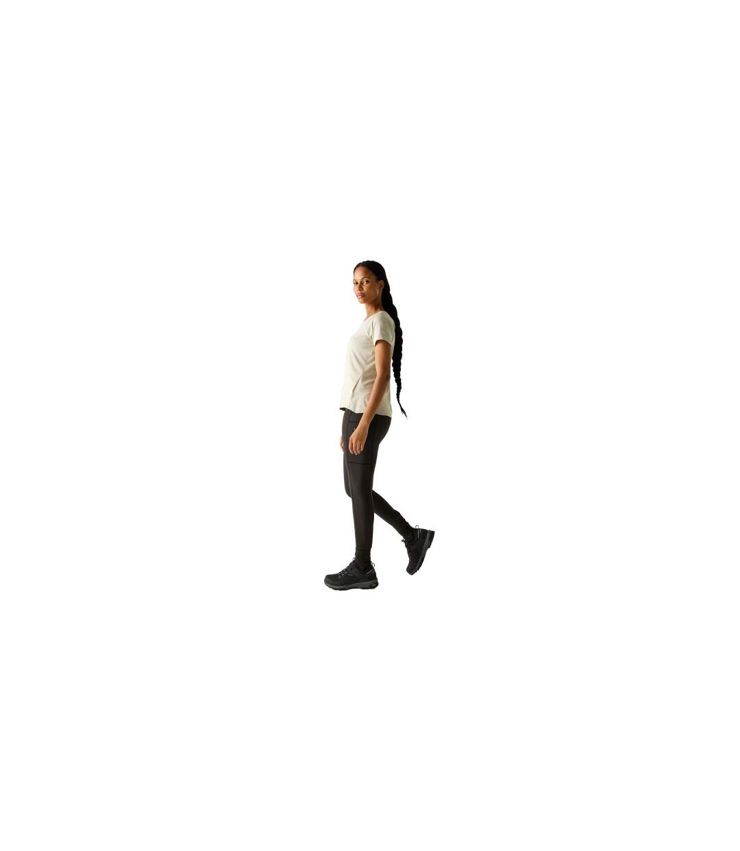 Womens/ladies Monira Water Repellent Hiking Leggings Navy Regatta-1