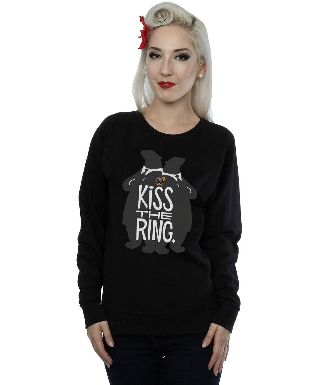 Disney - Sweat ZOOTROPOLIS KISS THE RING - Femme (Noir) - UTBI12172-2