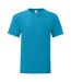 Fruit Of The Loom Mens Iconic T-Shirt (Azure)