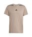 Mens Designed For Training T-shirt Brown Adidas-1