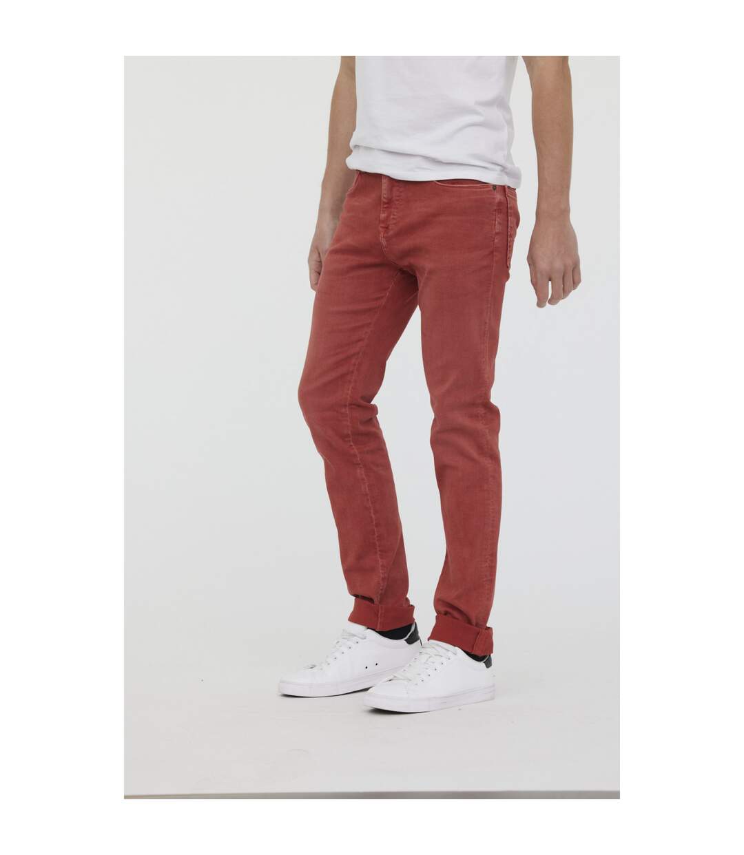 Pantalon coton slim LC030