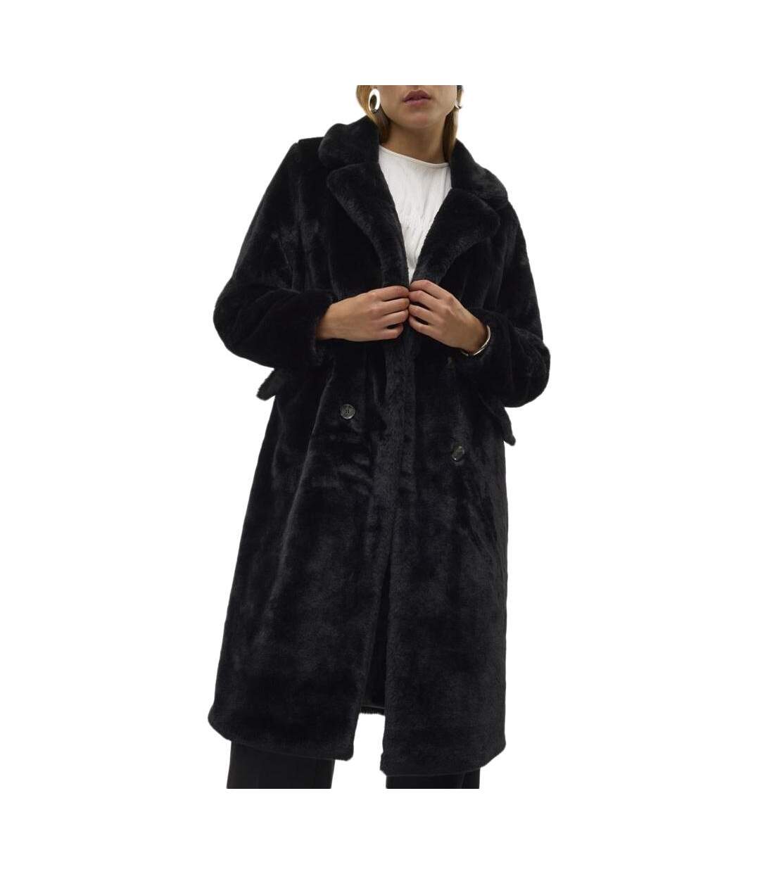 Manteau noir femme vero moda jaelly-1