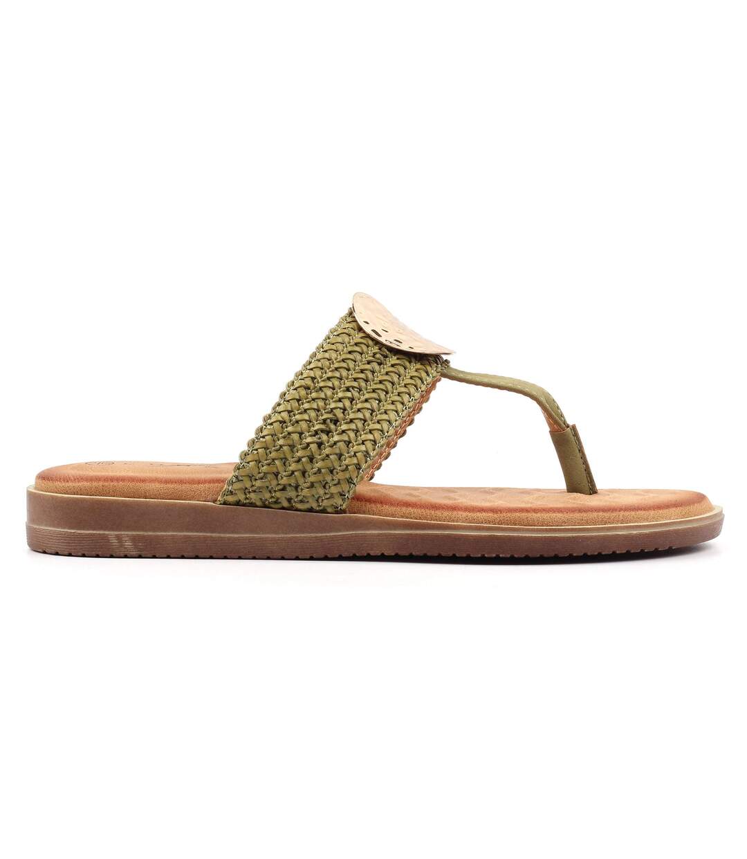 Sandales Fiona Femme Kaki Lunar-3