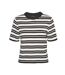T-Shirt beige/noir femme vero moda gold-3
