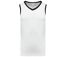 Maillot de basket - Homme - PA4050 - blanc et noir-1