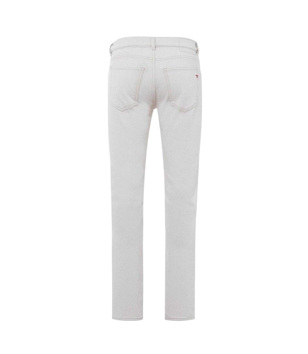 Mens 2019 D-strukt Denim Mid Rise Slim Jeans White Diesel-3