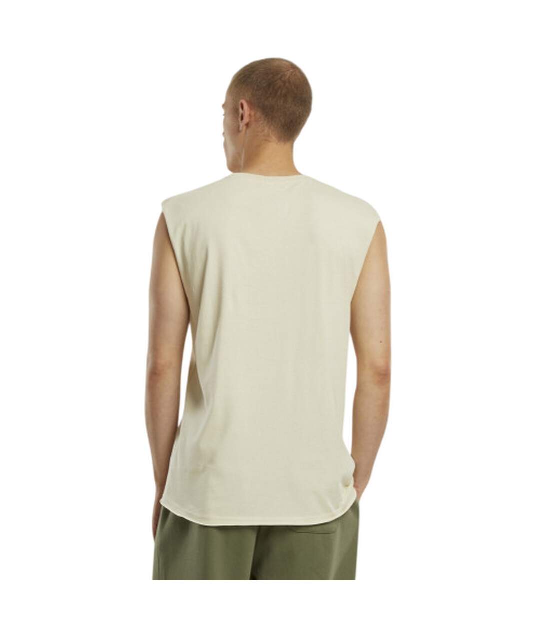 T-shirt Sans Manches Style Uni Homme Sable New Morning Studios-3