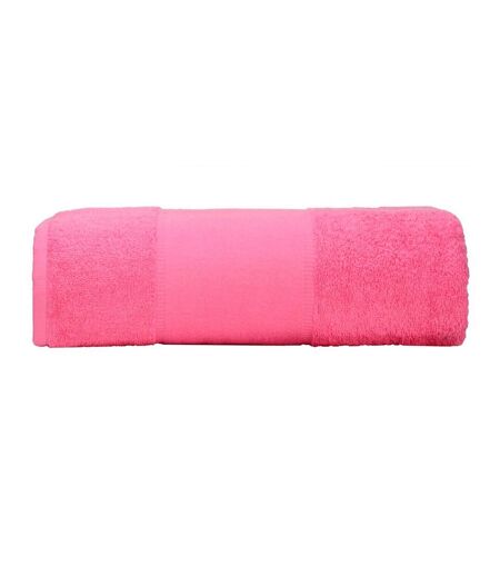 A&R Towels Print-Me Big Towel (Pink) (One Size) - UTRW6039