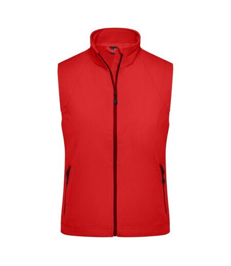 Veste Sans Manches Femme Rouge James And Nicholson