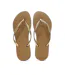 Tongs marron femme havaianas slim infradito-3