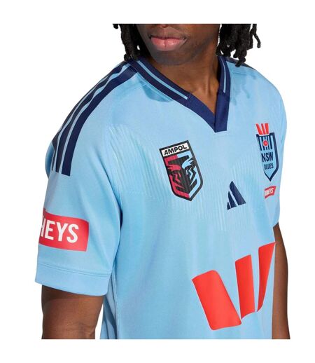 Haut De Rugby Motif/style Équipe De Nouvellegalles Du Sud De Rugby À Xiii 2025/2026 Homme Bleu Clair Adidas