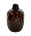 Vase Léopard en Verre Roen 25cm Ambre-1