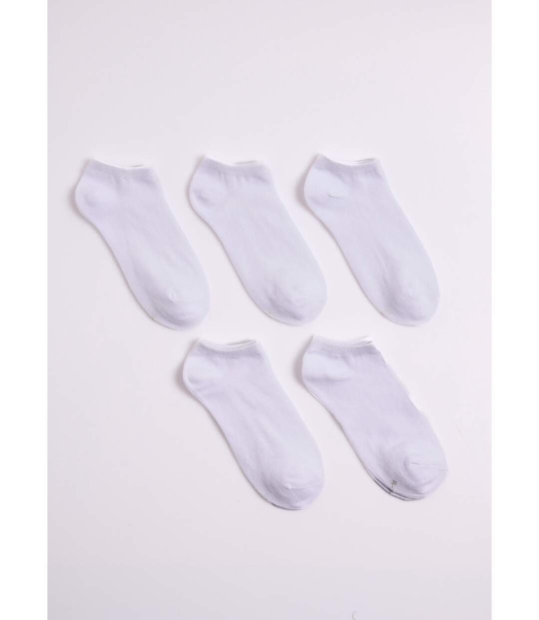 Socquettes basses, uni clair-2