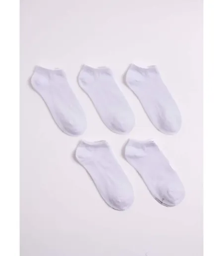 Socquettes basses, uni clair