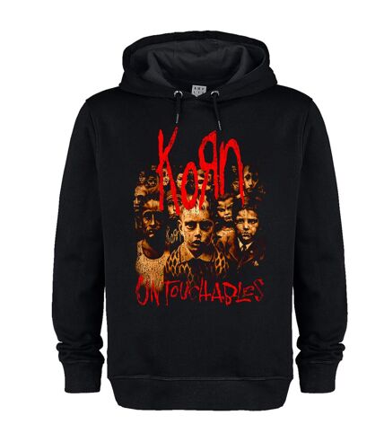 Womens/ladies untouchables korn hoodie noir Amplified