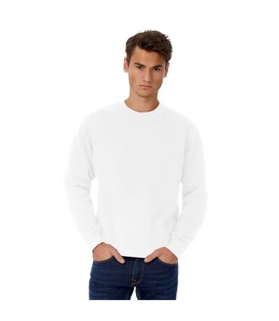 Mens Set In Sweatshirt White B&C