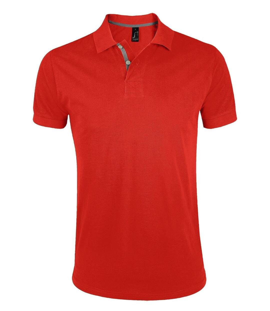 Polo manches courtes - homme - 00574 - orange foncé