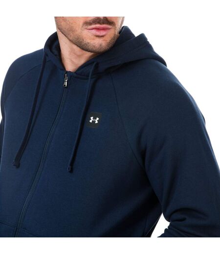 Veste à capuche rival homme bleu marine Under Armour