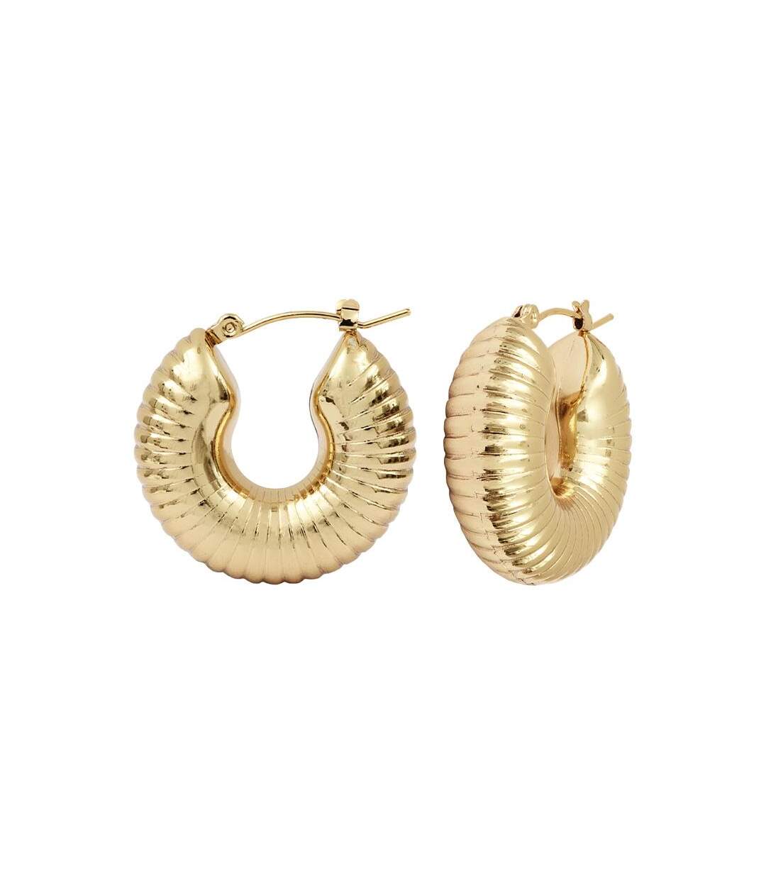Boucles d'oreilles doré femme clio blue bo0036-1