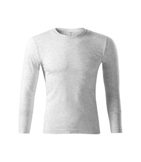 Mens Progress Long-sleeved T-shirt Grey Malfini