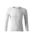 Mens Progress Long-sleeved T-shirt Grey Malfini-1
