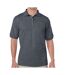 Mens classic dryblend polo shirt dark heather Gildan