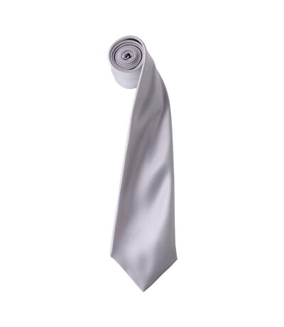 Premier - Cravate COLOURS - Adulte (Argenté) (Taille unique) - UTPC6853