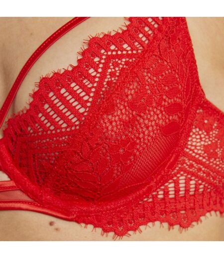 Soutien-gorge à armatures rouge Sophia