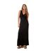 Dorothy Perkins Womens/Ladies Ruched Front Maxi Dress (Black) - UTDP1627