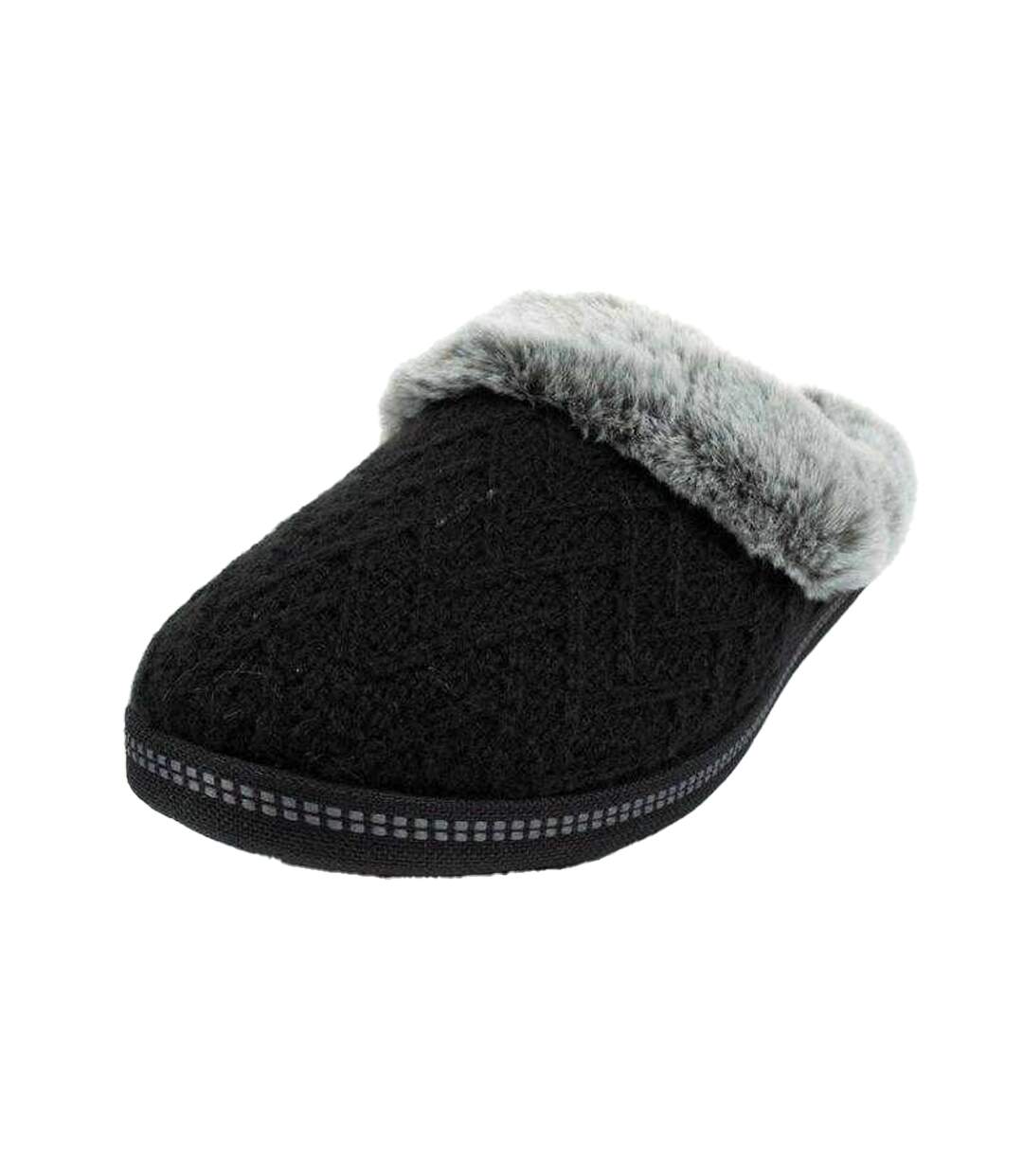 Chaussons Cozy Campfire Femme Noir Skechers-1