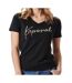 T-shirt noir femme kaporal frane24w11-blk - xs-1