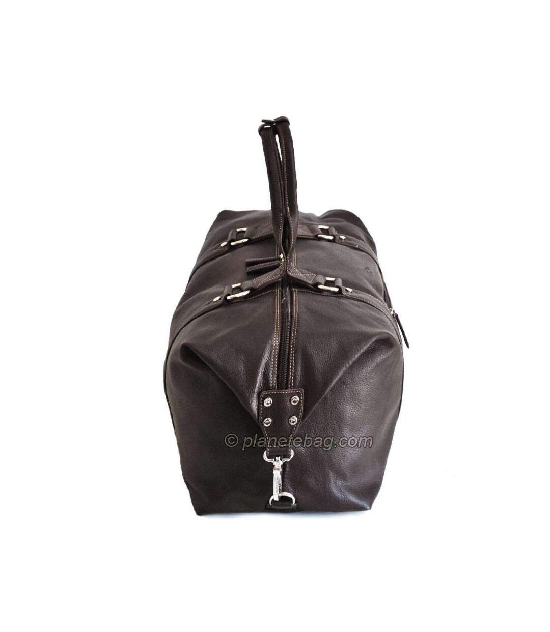 Sac de voyage en cuir KATANA 50cm - chocolat-3