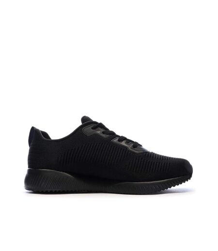 Baskets noires femme skechers bobs squad tough talk