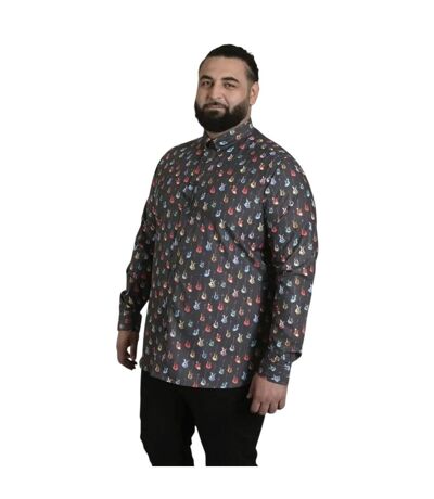 Chemise Motif/style Guitare D555 Wakefield Homme Gris Duke