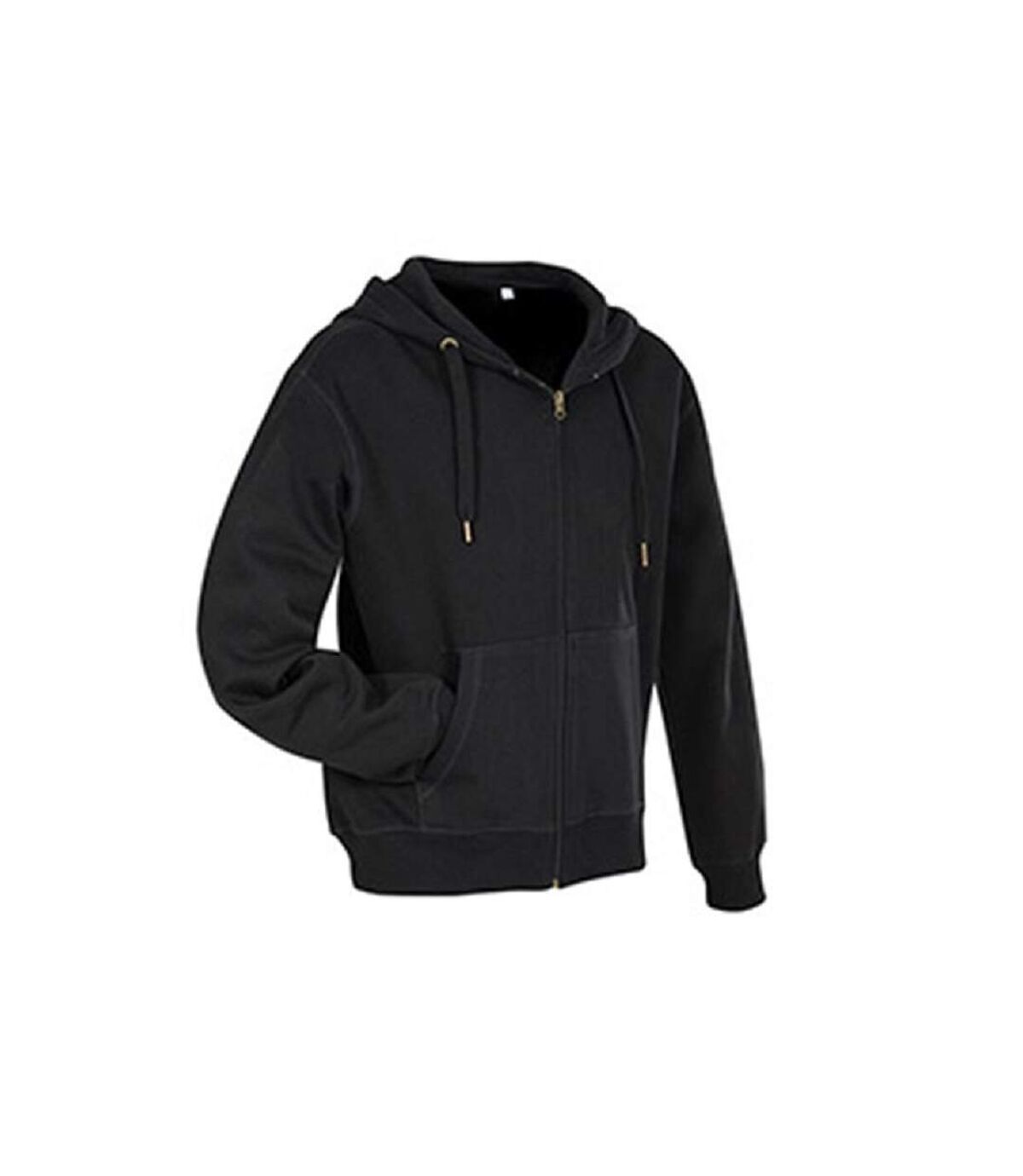 Stedman Mens Active Zip Hood (Black Opal)