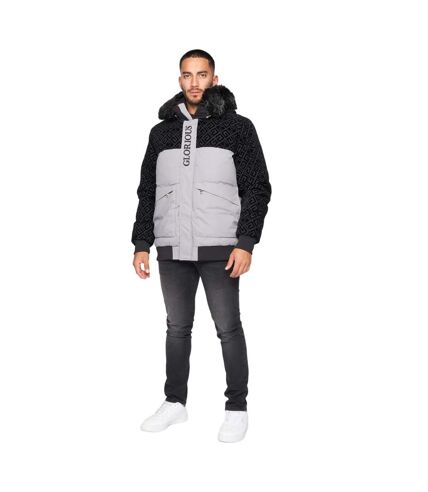 Blouson d'aviateur larano homme gris Glorious Gangsta