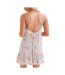 Robe turquoise/rose à fleurs femme billabong beach vibes-2