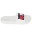 Mens Flag Logo Moulded Footbed Sliders White Tommy Jeans-1