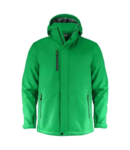 Mens Overlanding Soft Shell Jacket Fresh Green Printer