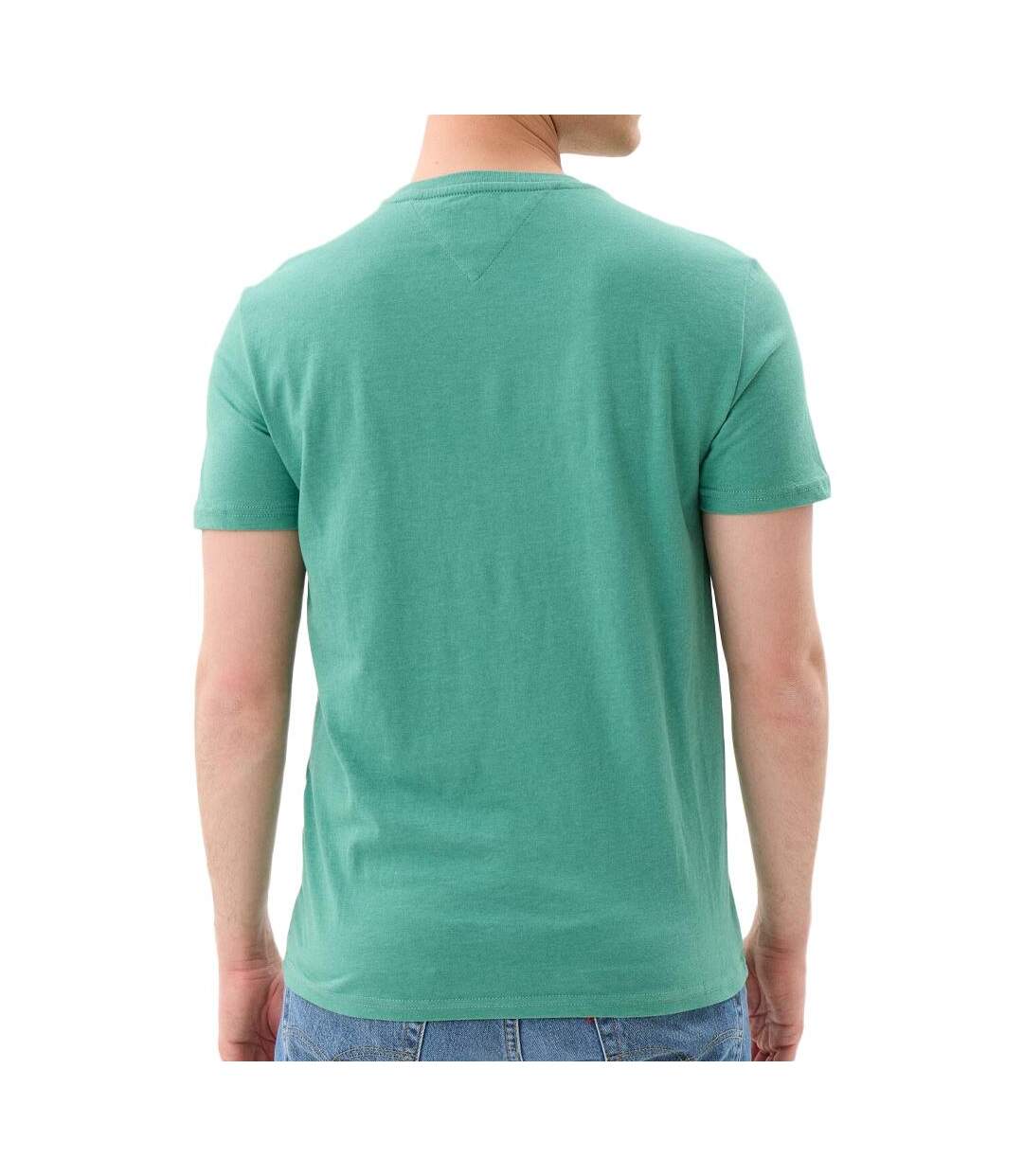 T-shirt vert homme tommy hilfiger tjm x slim jaspes 1-2