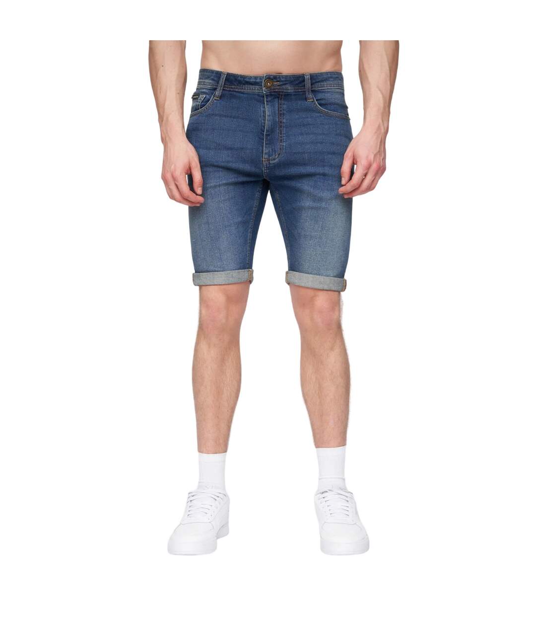 Short flex homme délavé à la pierre ponce Henleys-1