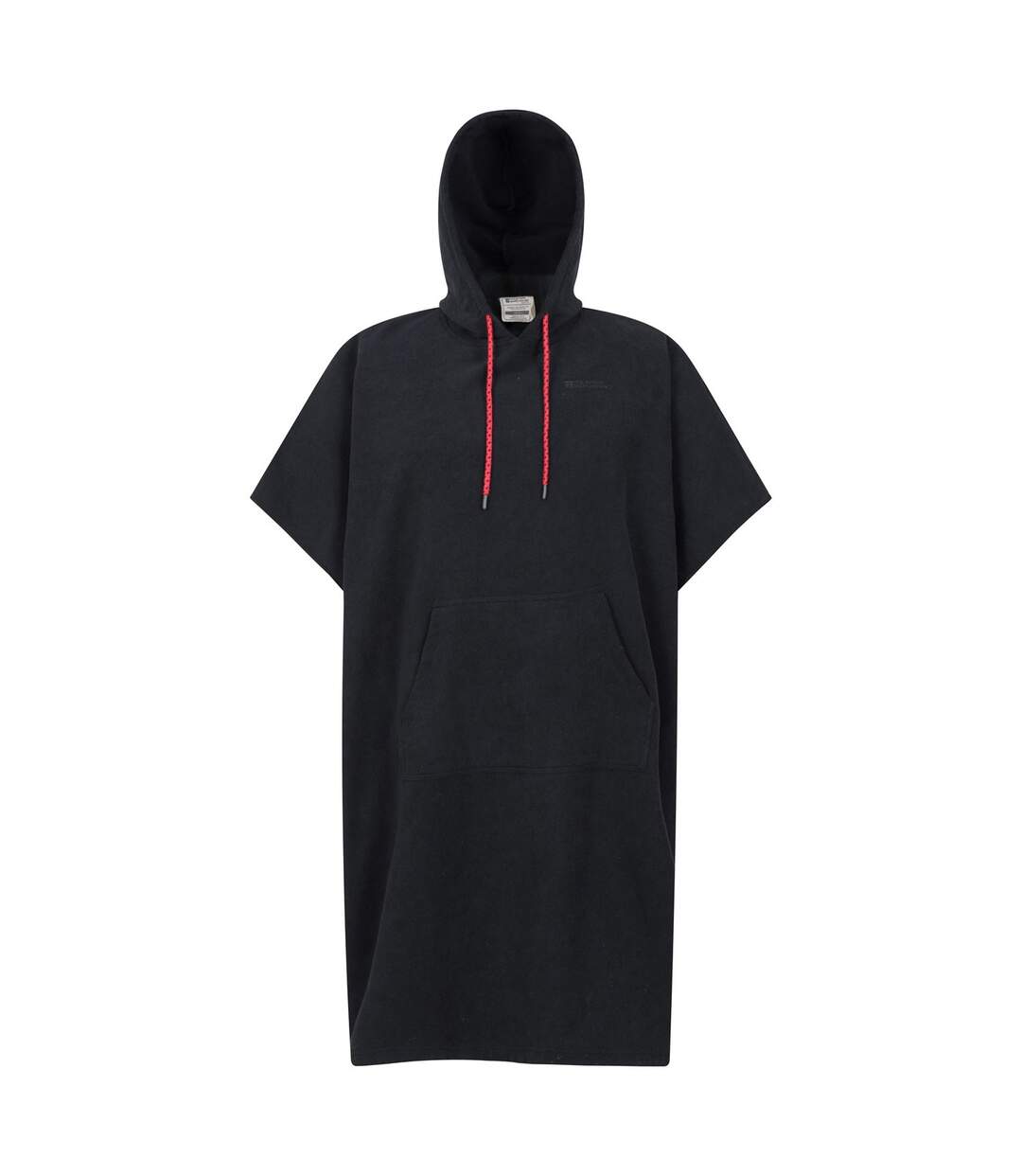 Mens driftwood poncho one size black Mountain Warehouse