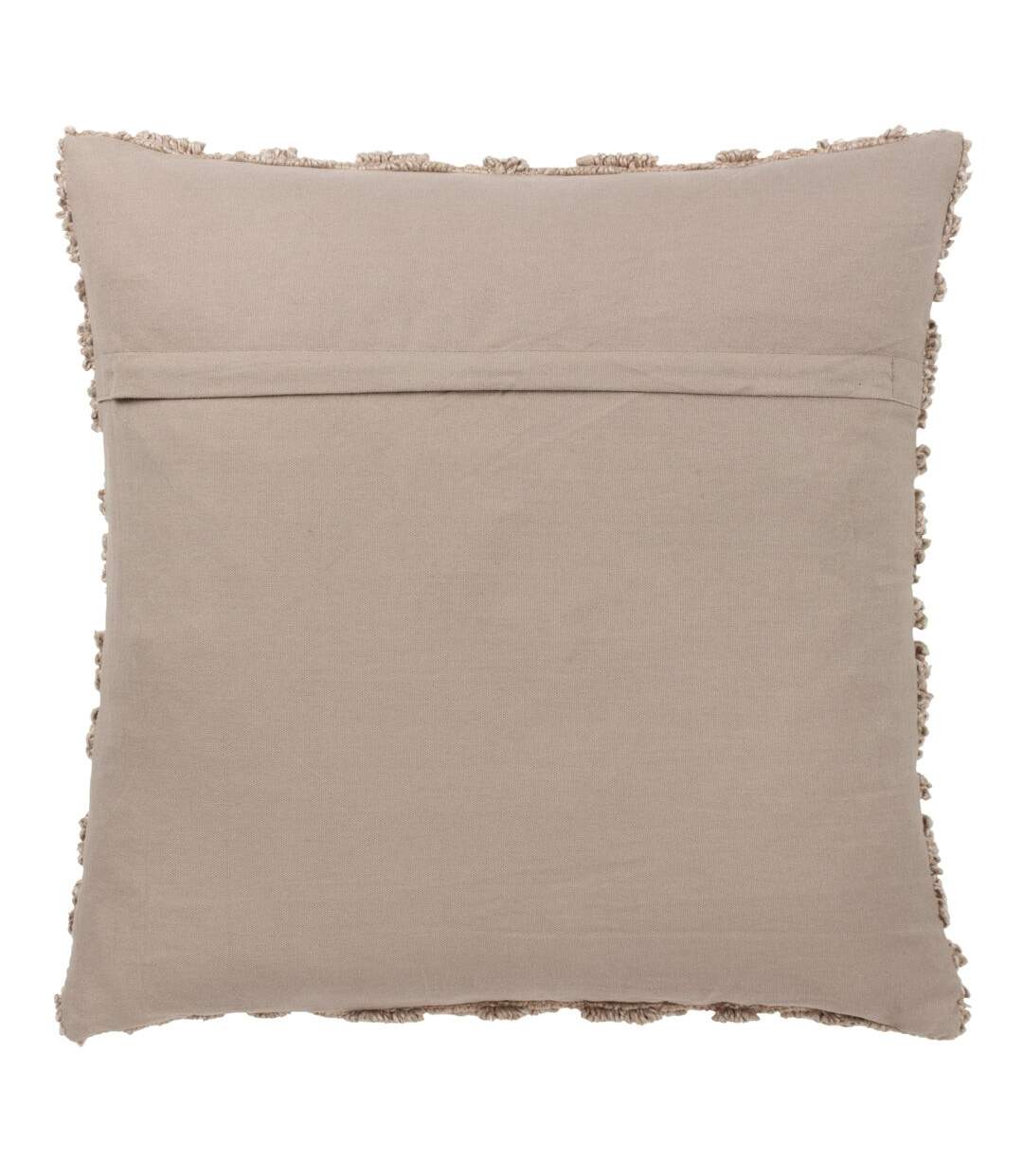 Calvay chunky textured cushion cover 50cm x 50cm taupe Yard