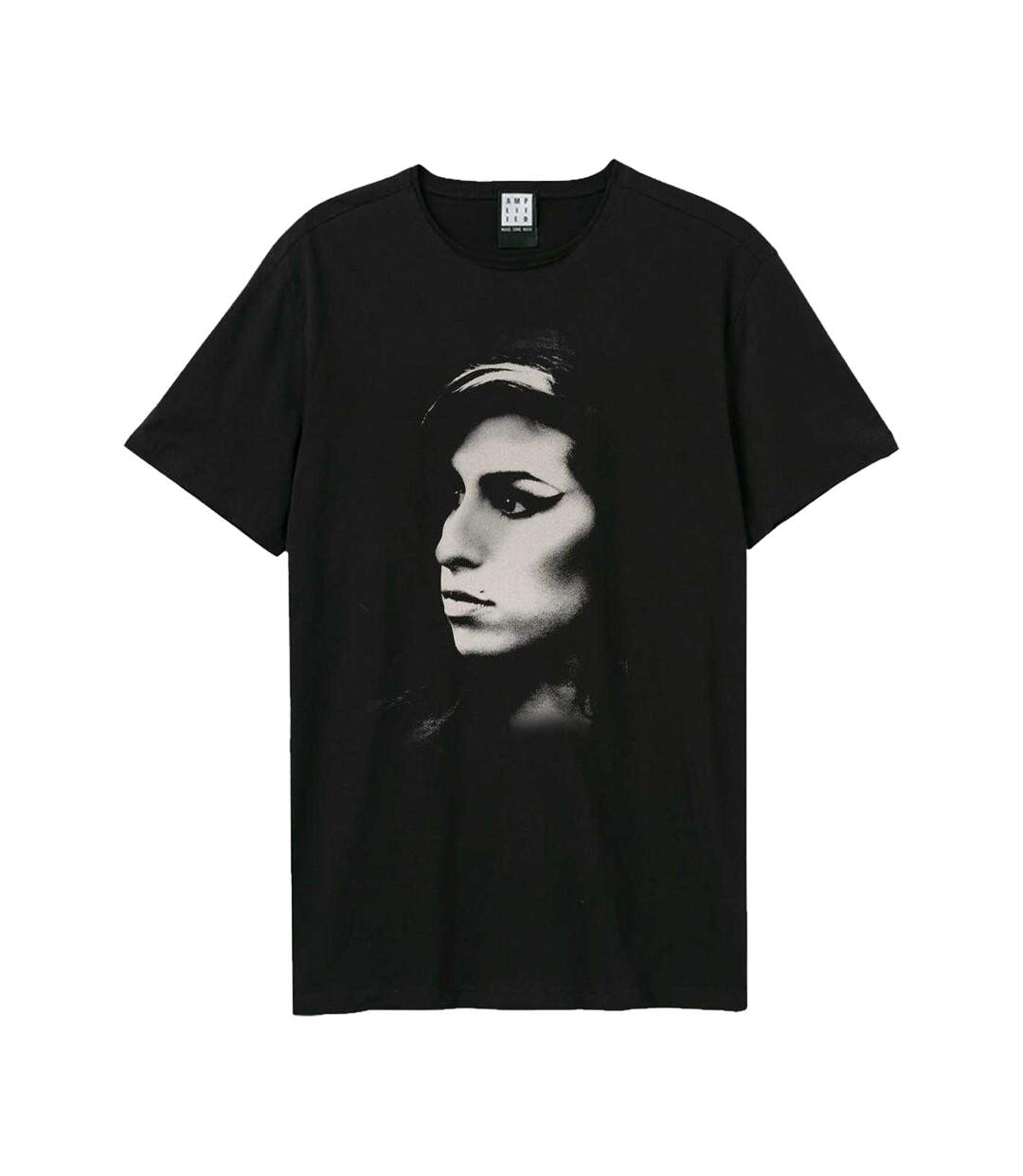 T-shirt Motif/style Amy Winehouse Tonal Pose Adulte Noir Amplified-1