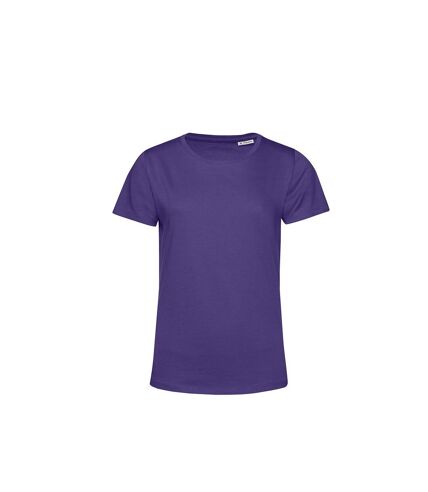 B&C Womens/Ladies E150 Organic Short-Sleeved T-Shirt (Radiant Purple)