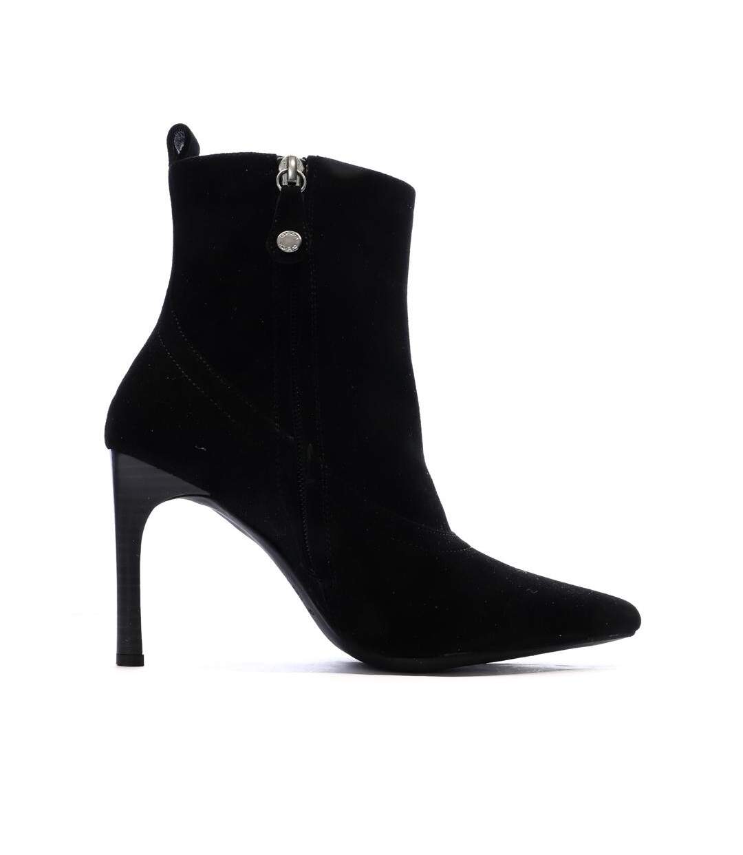 Bottines noir femme geox faviola-2