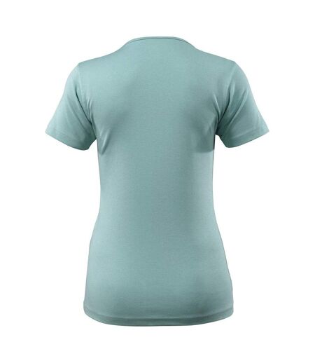 Womens/ladies Crossover Arras T-shirt Dusty Turquoise Mascot