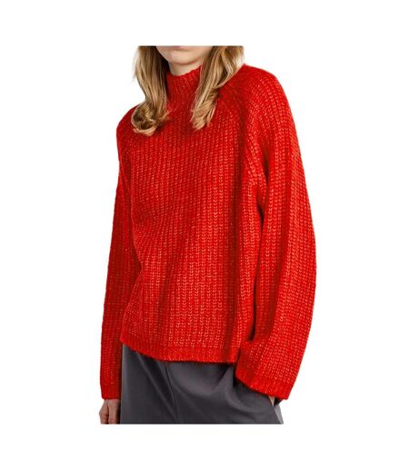 Pull Rouge Femme Pieces Pcnell