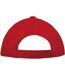 Casquette de baseball buzz unisexe rouge SOLS